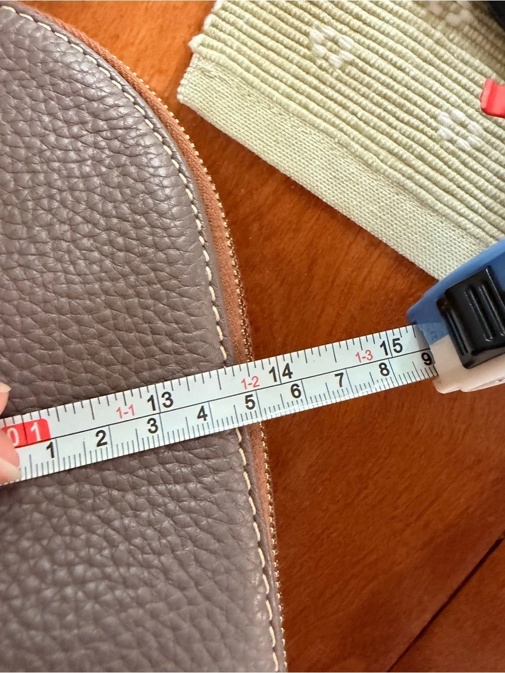 Dooney and Bourke Zip Satchel in Elephant - Perfect Condition!